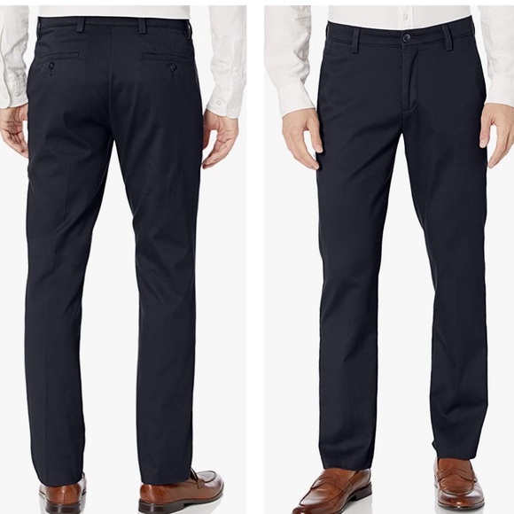 Dockers Black Slim Fit khaki Pants 34/32 - Picture 1 of 16